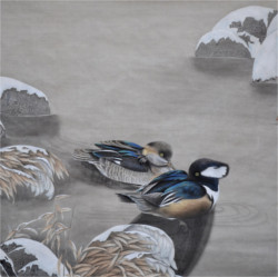 Jackdaws Playing with Water (寒鸦戏水, Han Ya Xi Shui, Guzheng, 古筝)